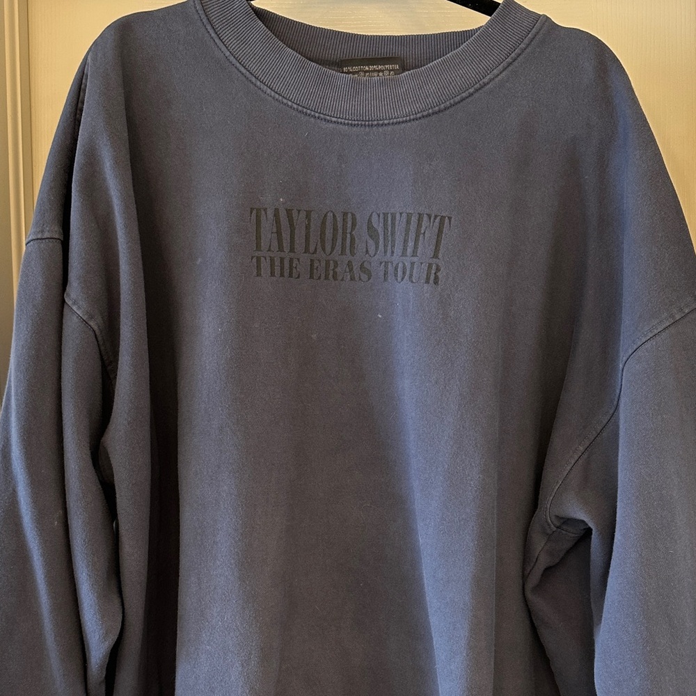 *AUTHENTIC* Taylor Swift The Eras Tour Blue/Gray Crewneck
